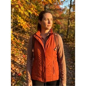 Sporto - Women's Orange Quilted Vest